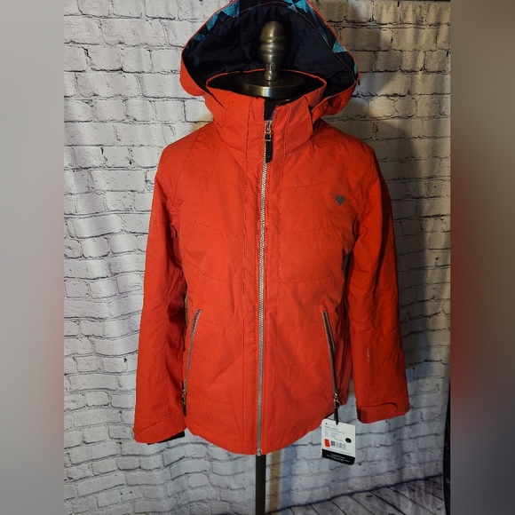 Obermeyer Teen Ski Jacket (Coral) - Picture 2 of 15